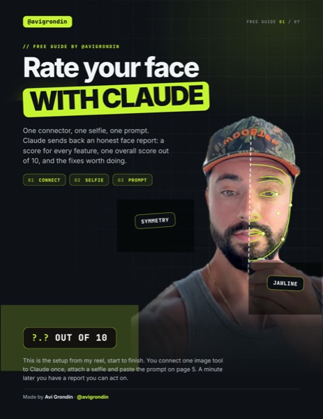 Cover of Rate Your Face With Claude
